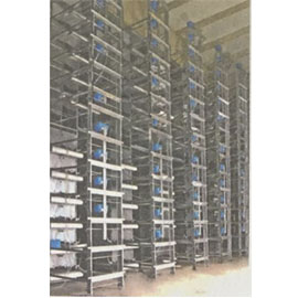 重叠式蛋鸡饲料系统